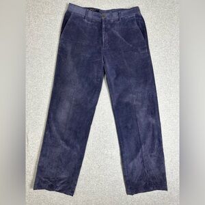 Bobby Jones Players Pant Mens 34x29 Purple Corduroy Classic Casual Dress Pockets